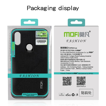 MOFI Shockproof TPU + PC + Cloth Pasted Case for Huawei Mate 20 X(Gold) - Huawei Cases by MOFI | Online Shopping UK | buy2fix