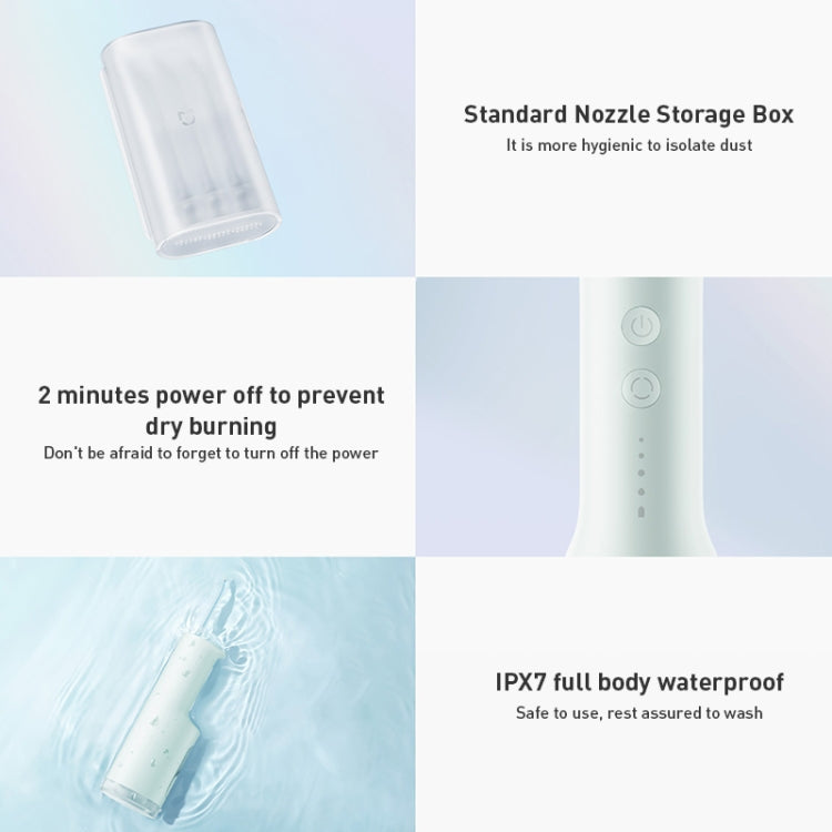 Original Xiaomi Mijia F300 Electric Pulse Oral Irrigator Tooth Cleaner, Capacity : 240mL (White) - Oral Irrigators by Xiaomi | Online Shopping UK | buy2fix