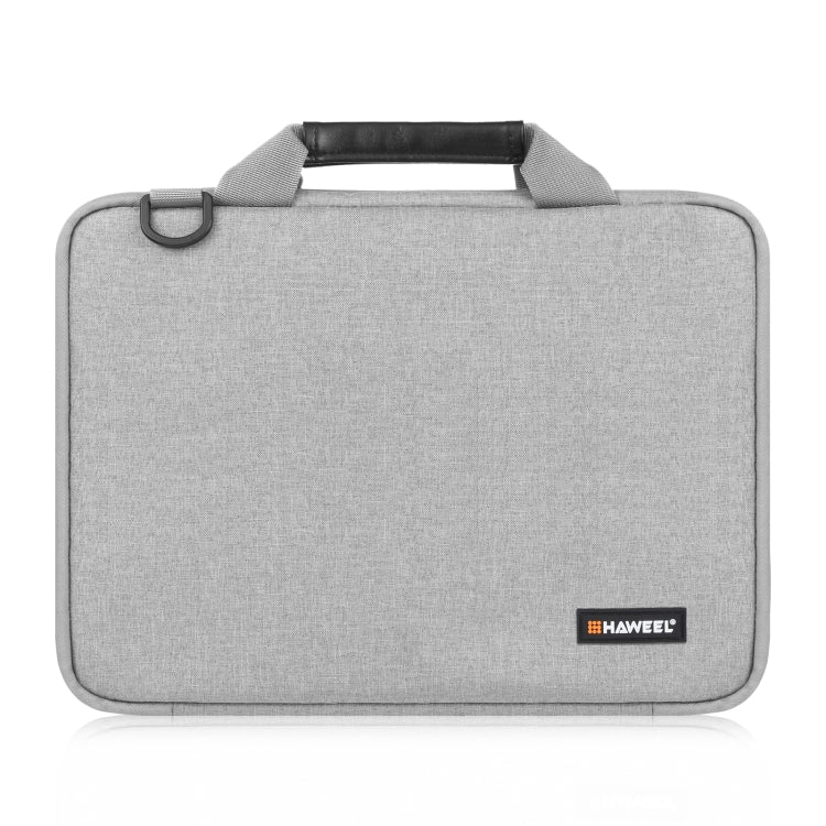 HAWEEL 14.0 inch -16.0 inch Briefcase Crossbody Laptop Bag For Macbook, Lenovo Thinkpad, ASUS, HP(Grey) - 15 inch by HAWEEL | Online Shopping UK | buy2fix