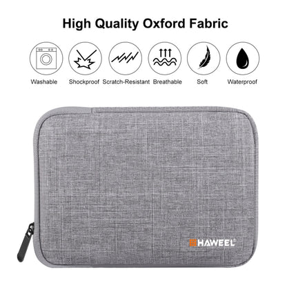 HAWEEL 7.9 inch Sleeve Case Zipper Briefcase Carrying Bag, For iPad mini 4 / iPad mini 3 / iPad mini 2 / iPad mini, Galaxy, Lenovo, Sony, Xiaomi, Huawei 7.9 inch Tablets(Grey) - Other by HAWEEL | Online Shopping UK | buy2fix