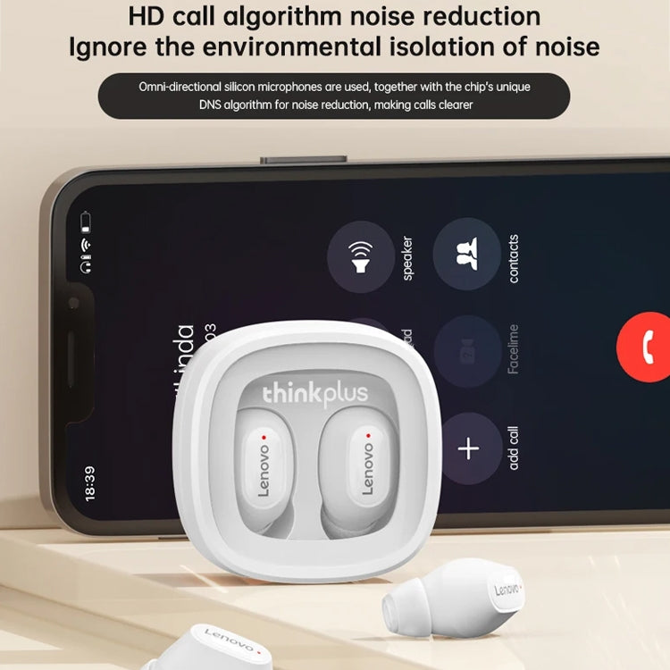 Lenovo XT62 Bluetooth 5.3 In-Ear Noise Reduction Wireless Bluetooth Earphone (Purple) - Bluetooth Earphone by Lenovo | Online Shopping UK | buy2fix