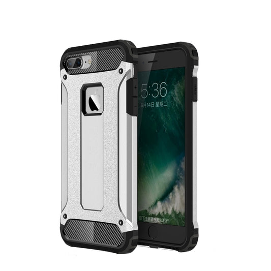 For iPhone 7 Plus Magic Armor TPU + PC Combination Case(Silver) - More iPhone Cases by buy2fix | Online Shopping UK | buy2fix