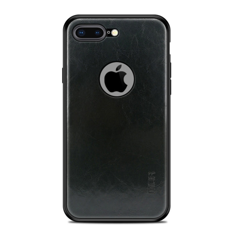 MOFI Shockproof PC+TPU+PU Leather Protective Back Case for iPhone 7 Plus(Black) - More iPhone Cases by MOFI | Online Shopping UK | buy2fix