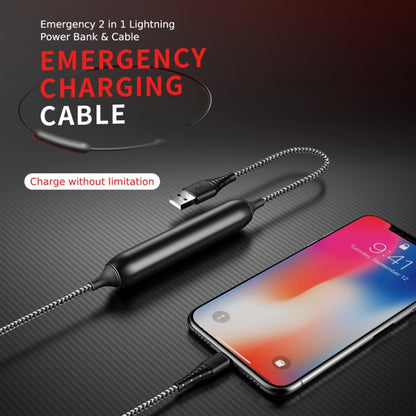 ROCK 1.2m 2.1A TPE + Nylon Braided USB to 8 Pin Data Sync Charge Cable For iPhone 11 Pro Max / iPhone 11 Pro / iPhone 11 / iPhone XR / iPhone XS MAX / iPhone X & XS / iPhone 8 & 8 Plus / iPhone 7 & 7 Plus (Black) - Normal Style Cable by ROCK | Online Shopping UK | buy2fix