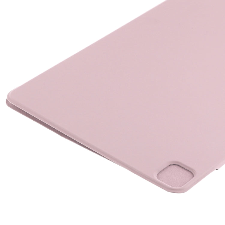 For iPad Air 13 2024 / Pro 12.9 2020 Double-sided Magnetic Flip PU Leather Tablet Case With Holder & Sleep / Wake-up Function(Rose Gold) - iPad Pro 12.9 (2020) Cases by buy2fix | Online Shopping UK | buy2fix