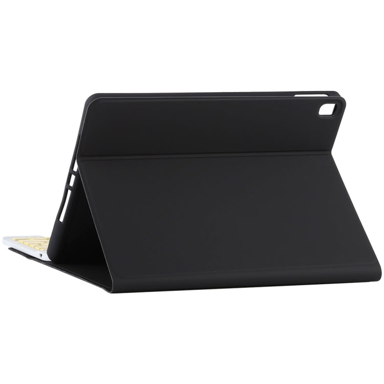 TG11B Detachable Bluetooth Yellow Keyboard + Microfiber Leather Tablet Case for iPad Pro 11 inch (2020), with Pen Slot & Holder (Black) - For iPad Pro by buy2fix | Online Shopping UK | buy2fix