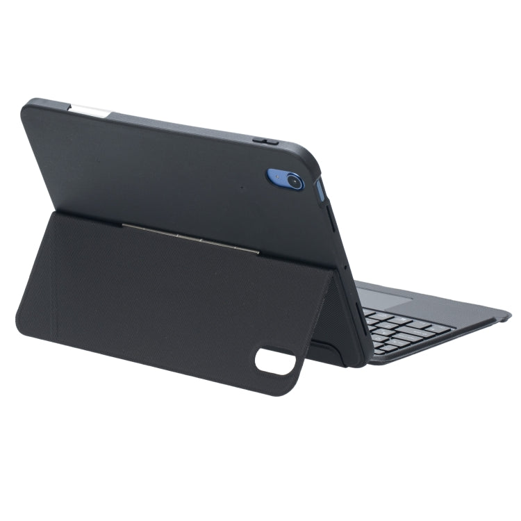 T10-AS For iPad 10th Gen 10.9 2022 Touch Backlight Split Type Bluetooth Keyboard Leather Case - Universal by buy2fix | Online Shopping UK | buy2fix