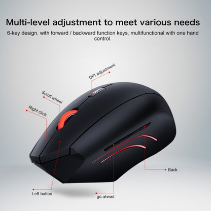 Lenovo thinkplus Ergonomics Design Wireless Mouse (Black) - Wireless Mice by Lenovo | Online Shopping UK | buy2fix