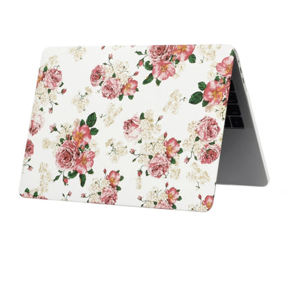 For 2016 New Macbook Pro 15.4 inch A1707 Chinese Rose Pattern Laptop Water Decals PC Protective Case - MacBook Pro Cases by buy2fix | Online Shopping UK | buy2fix