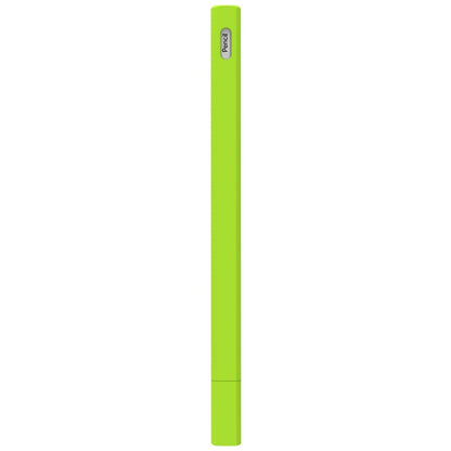 LOVE MEI For Apple Pencil 2 Triangle Shape Stylus Pen Silicone Protective Case Cover(Fluorescent Green) - Pencil Accessories by LOVE MEI | Online Shopping UK | buy2fix