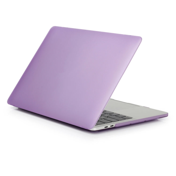 Laptop Frosted Style PC Protective Case for MacBook Pro 15.4 inch A1990 (2018)(Purple) - MacBook Pro Cases by buy2fix | Online Shopping UK | buy2fix