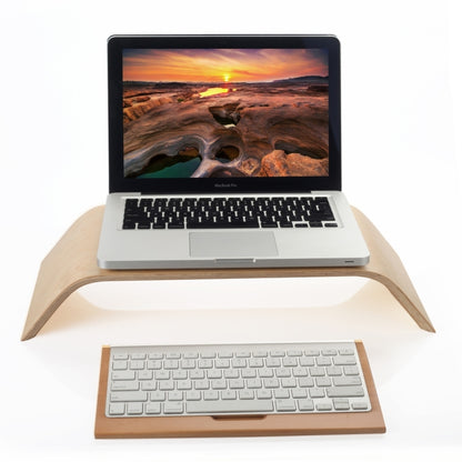 SamDi Artistic Wood Grain Desktop Holder Stand Cradle for Apple Macbook, ASUS, Lenovo - MacBook Holder by buy2fix | Online Shopping UK | buy2fix