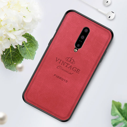 PINWUYO Shockproof Waterproof Full Coverage PC + TPU + Skin Protective Case for OnePlus 7 Pro(Red) - OnePlus Cases by PINWUYO | Online Shopping UK | buy2fix