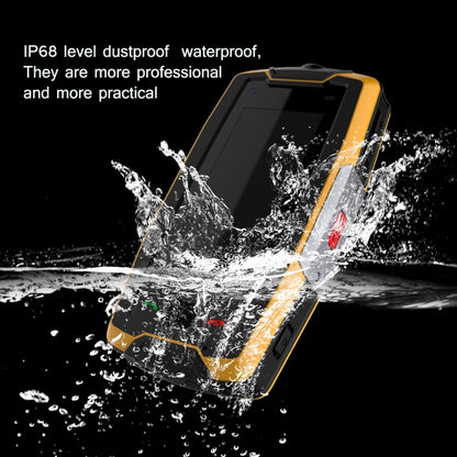 SERVO X7 Plus Rugged Phone, 2GB+16GB, IP68 Waterproof Dustproof Shockproof, Front Fingerprint Identification, 2.45 inch Android 6.0 MTK6737 Quad Core 1.3GHz, NFC, OTG, Network: 4G, Support Google Play(Yellow) - SERVO by SERVO | Online Shopping UK | buy2fix