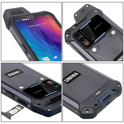 UNIWA W888 Standard Rugged Phone, 4GB+64GB, IP68 Waterproof Dustproof Shockproof, 5000mAh Battery, 6.3 inch Android 11 MTK6765 Helio P35 Octa Core up to 2.35GHz, Network: 4G, NFC, OTG(Black+Orange) - UNIWA by UNIWA | Online Shopping UK | buy2fix
