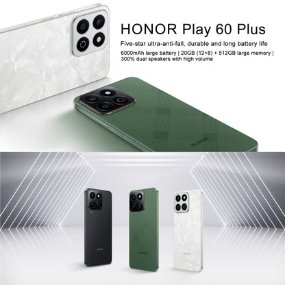 Honor Play 60 Plus 5G, 12GB+256GB, 6.77 inch MagicOS 8.0 Qualcomm Snapdragon 4 Gen2 Octa Core up to 2.2GHz, Network: 5G, OTG, Not Support Google Play (Black) - Honor by Huawei | Online Shopping UK | buy2fix