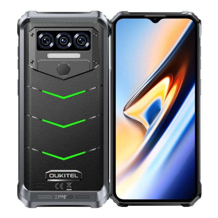 Oukitel WP38 Rugged Phone, 12GB+256GB, IP68/IP69K, Fingerprint Identification, 10600mAh, 6.52 inch MediaTek MT8788 Octa Core, NFC, OTG, Network: 4G (Green) - OUKITEL by OUKITEL | Online Shopping UK | buy2fix