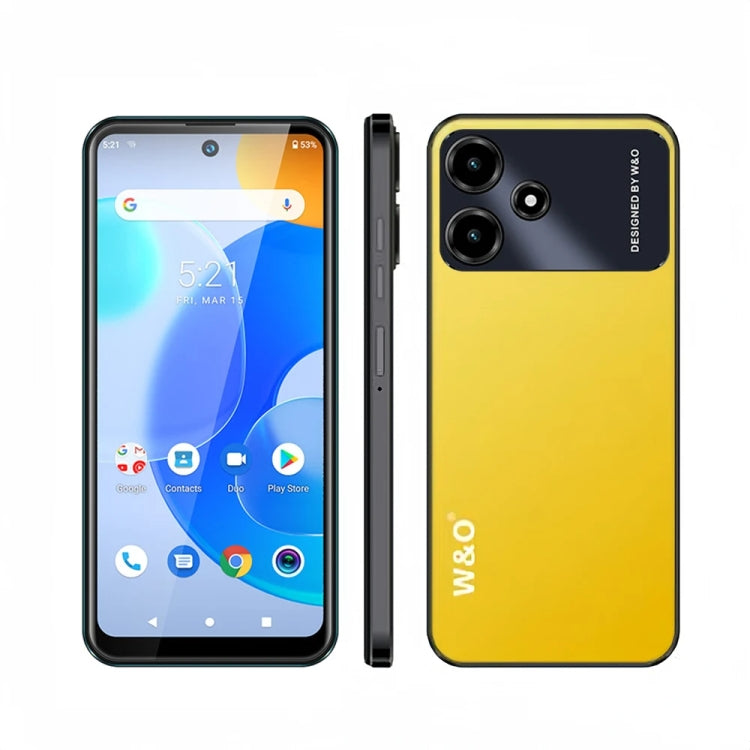 W&O X100, 3GB+32GB, 6.528 inch Android 10 Mediatek MT6739 Quad Core, Network: 4G (Yellow) - Other by buy2fix | Online Shopping UK | buy2fix