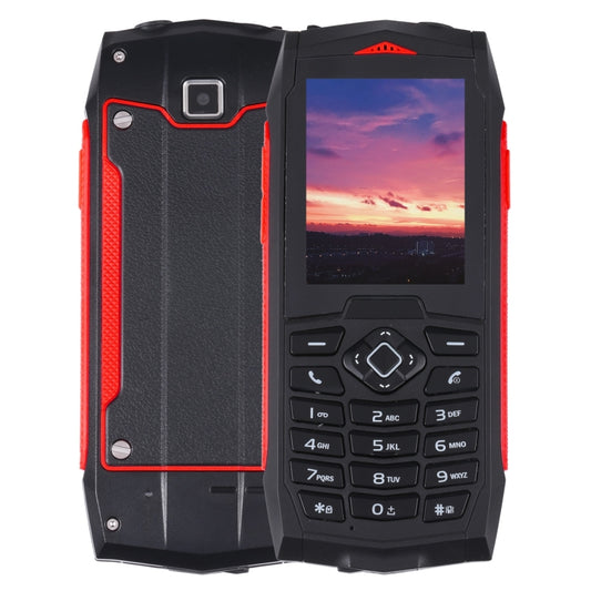 Rugtel R1C Rugged Phone, IP68 Waterproof Dustproof Shockproof, 2.4 inch, MTK6261D, 2000mAh Battery, SOS, FM, Dual SIM(Red) - Others by Rugtel | Online Shopping UK | buy2fix