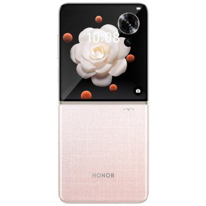 Honor Magic V Flip, 12GB+256GB, 6.8 inch + 4.0 inch Screen MagicOS 8.0 Snapdragon 8+ Gen 1 Octa Core, Network: 5G, NFC, OTG (Pink) - Honor by Huawei | Online Shopping UK | buy2fix