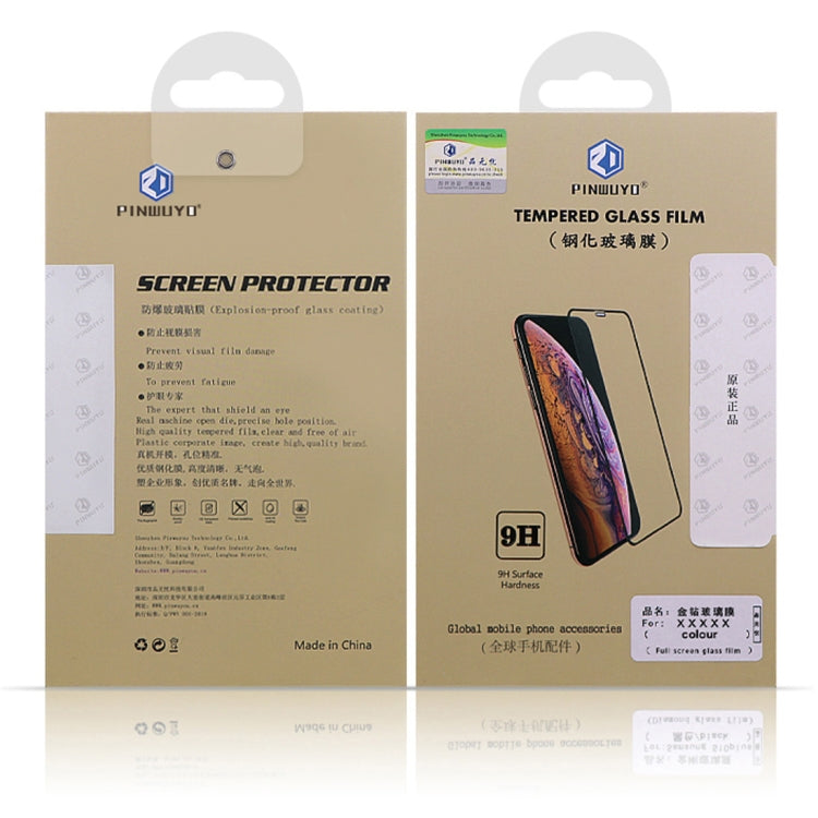 PINWUYO 9H 2.5D Full Screen Tempered Glass Film for Galaxy A30 (Black) - Galaxy Tempered Glass by PINWUYO | Online Shopping UK | buy2fix