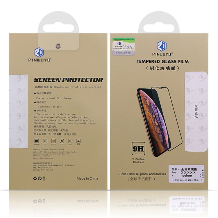 PINWUYO 9H 2.5D Full Screen Tempered Glass Film for Galaxy A20E (Black) - Galaxy Tempered Glass by PINWUYO | Online Shopping UK | buy2fix