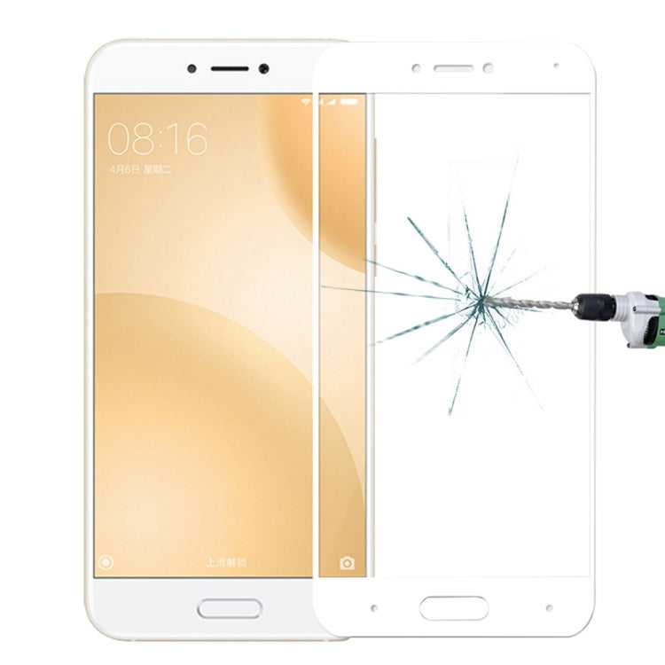 MOFI Xiaomi Mi 5c 0.3mm 9H Hardness 2.5D Explosion-proof Full Screen Tempered Glass Screen Film(White) -  by MOFI | Online Shopping UK | buy2fix