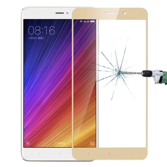 MOFI Xiaomi Mi 5s Plus 0.3mm 9H Hardness 2.5D Explosion-proof Full Screen Tempered Glass Screen Film(Gold) -  by MOFI | Online Shopping UK | buy2fix