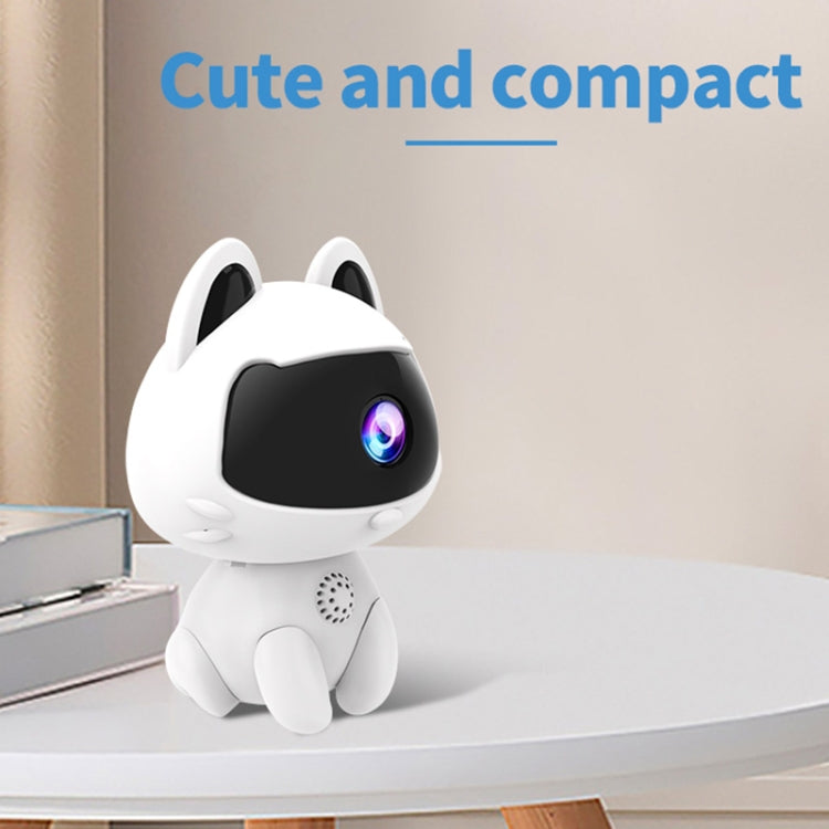 K9 Cute Pets Smart Home Camera, Support Night Vision & Two-way Voice & Motion Detection (White) - Mini Camera by buy2fix | Online Shopping UK | buy2fix