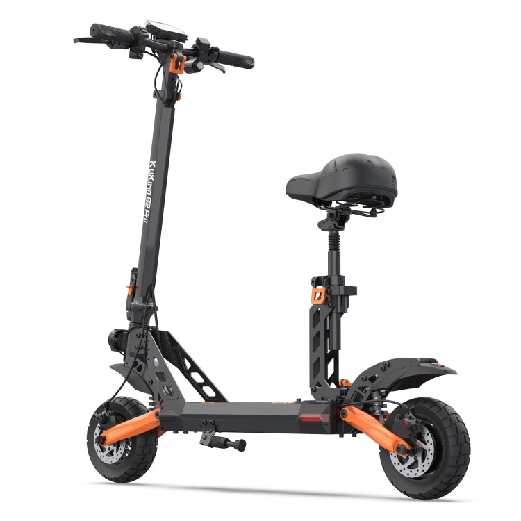 Kukirin G2 Pro 600W Three-speed Folding Electric Offroad Scooter with 9 inch Tires & LCD Display(Black) - Electric Scooters by Kukirin | Online Shopping UK | buy2fix