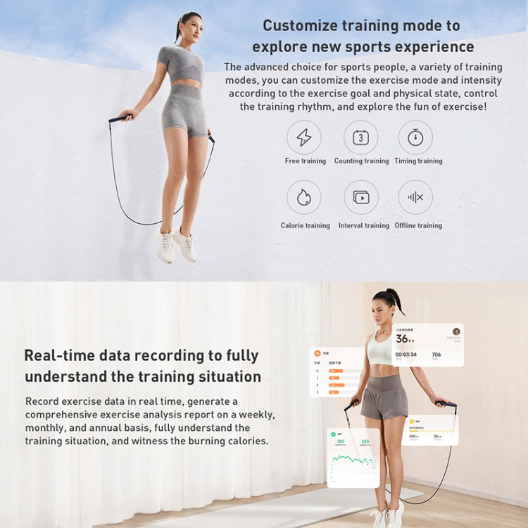 Original Xiaomi Mijia Smart Training Skipping Rope Dual Mode Supports Sports APP - Sporting goods by Xiaomi | Online Shopping UK | buy2fix