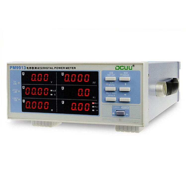 DCUU PM9913 Intelligent Electrical Parameters Measuring Instrument(EU Plug) - Current & Voltage Tester by buy2fix | Online Shopping UK | buy2fix