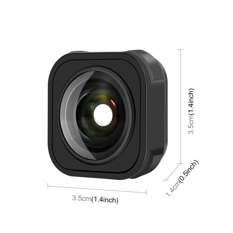 PULUZ Max Lens Mod Wide Angle Lens for GoPro Hero13 Black / Hero12 Black / Hero11 Black / HERO10 Black / HERO9 Black(Black) - Lens by PULUZ | Online Shopping UK | buy2fix