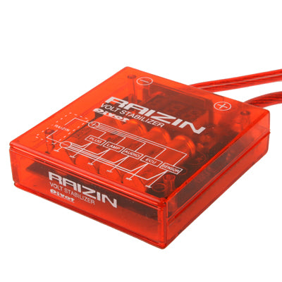 PIVOT Mega Raizin Voltage Stabilizer, High Capacity System & Battery Performance Monitor, DC 12V(Red) - Voltage Stabilizer by buy2fix | Online Shopping UK | buy2fix