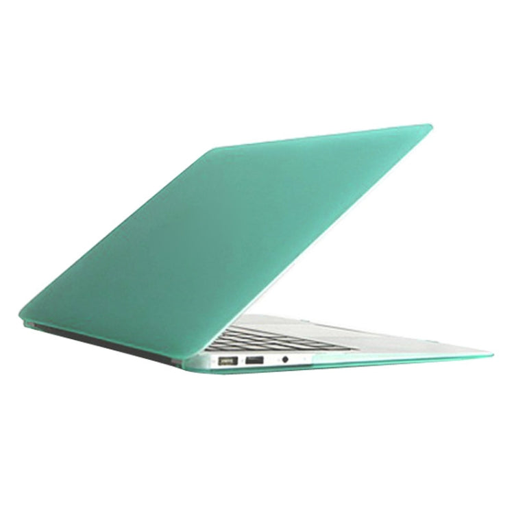 For MacBook Air 13.3 inch A1466 2012-2017 / A1369 2010-2012 Laptop Frosted Hard Plastic Protective Case(Green) - MacBook Air Cases by buy2fix | Online Shopping UK | buy2fix