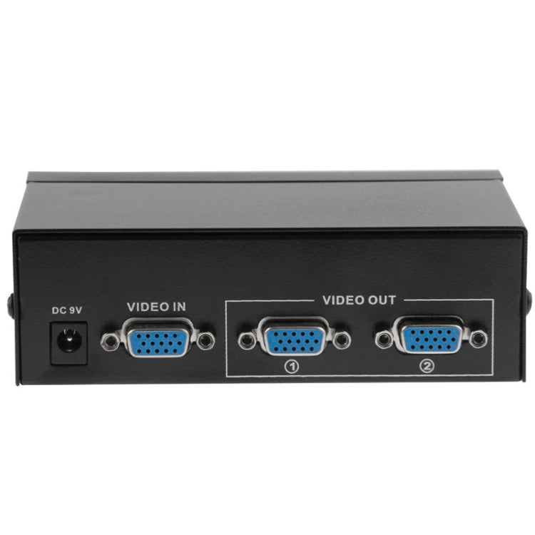 FJ-2502A 2 Port VGA Video Splitter High Resolution 1920 x 1440 Support 250MHz Video Bandwidth - VGA Splitters by buy2fix | Online Shopping UK | buy2fix