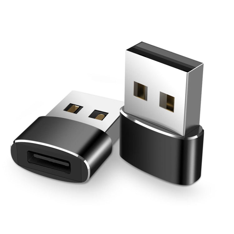 2 PCS USB-C / Type-C Female to USB 2.0 Male Adapter, Support Charging & Transmission - Type-C Adapter by buy2fix | Online Shopping UK | buy2fix