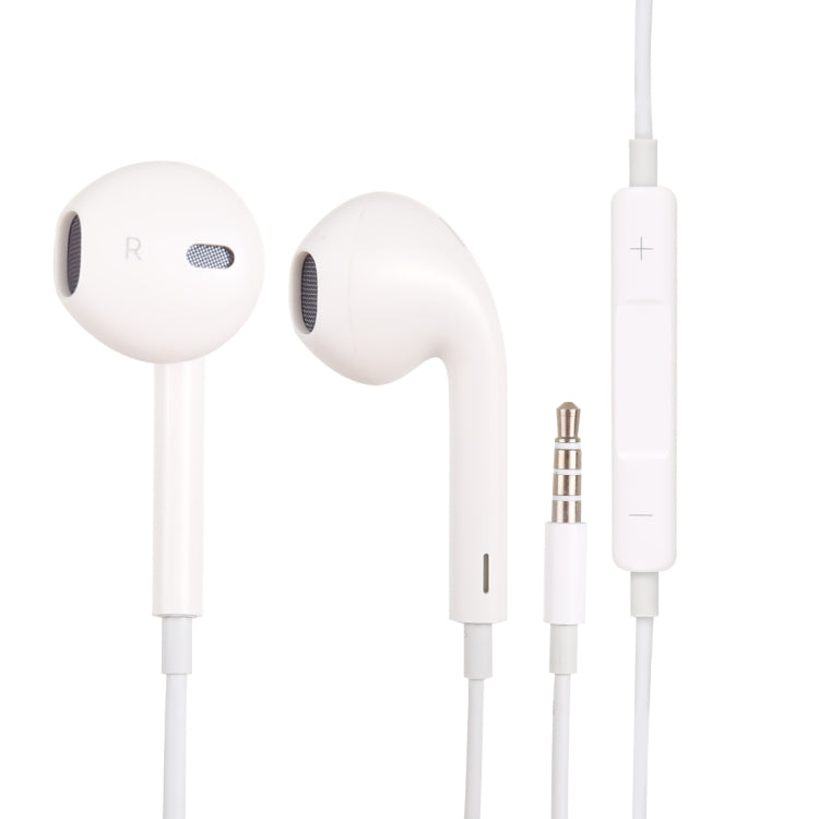 3.5mm Jack Stereo Music Earphone(White) - In Ear Wired Earphone by buy2fix | Online Shopping UK | buy2fix