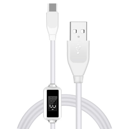 USB to Type-C / USB-C Charging Cable with LED Display Screen - USB-C & Type-C Cable by buy2fix | Online Shopping UK | buy2fix