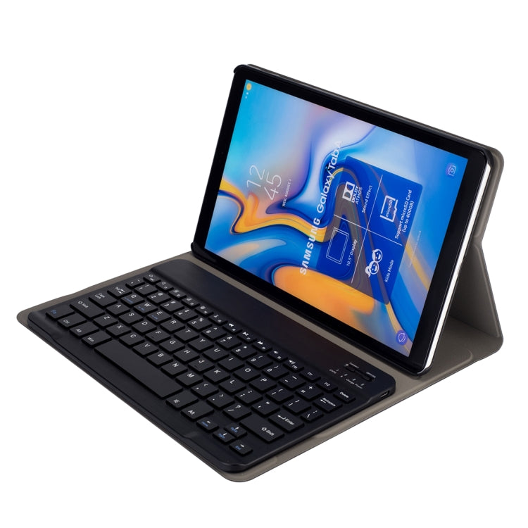 DY590 For Galaxy Tab A 10.5 T590 / T595 Detachable Plastic Bluetooth Keyboard Leather Tablet Case with Holder (Black) - Samsung Keyboard by buy2fix | Online Shopping UK | buy2fix