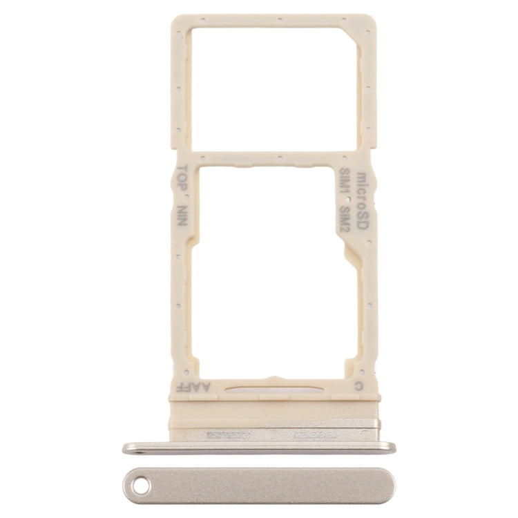 For Samsung Galaxy A16 5G SM-A166B Original SIM Card Tray + SIM Card Tray / Micro SD Card Tray (Gold) - Galaxy A Series Parts by buy2fix | Online Shopping UK | buy2fix