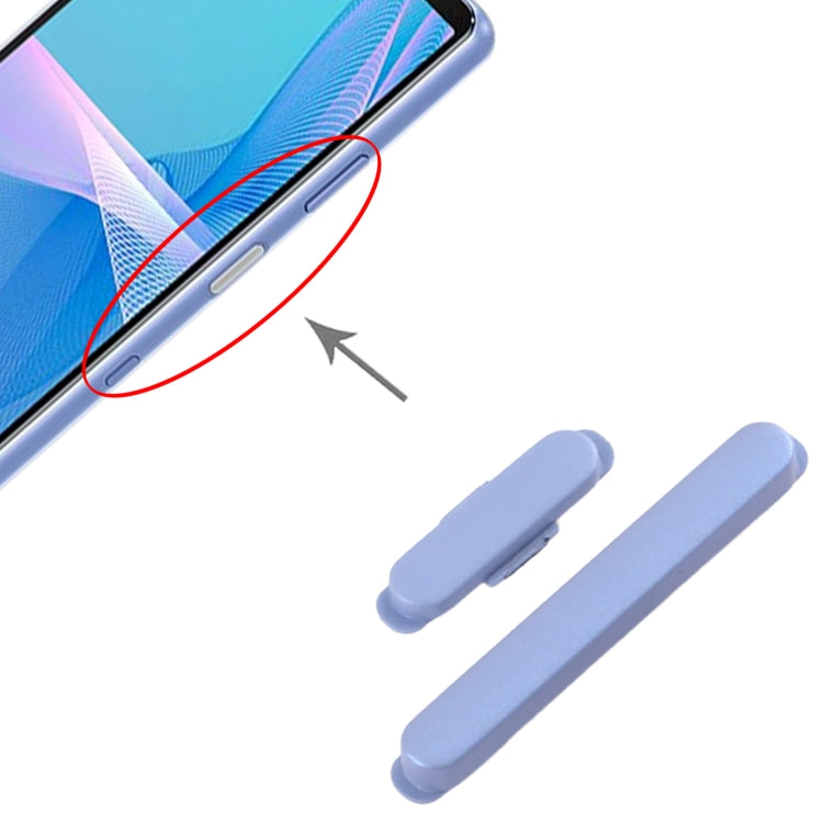 For Sony Xperia 10 III Original Power Button and Volume Control Button (Blue) - Others by buy2fix | Online Shopping UK | buy2fix
