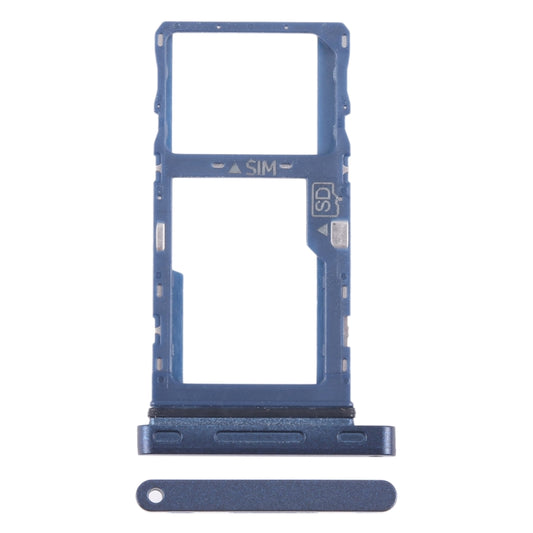 For Nokia T20 Original SIM Card Tray + Micro SD Card Tray (Blue) - Card Tray by buy2fix | Online Shopping UK | buy2fix