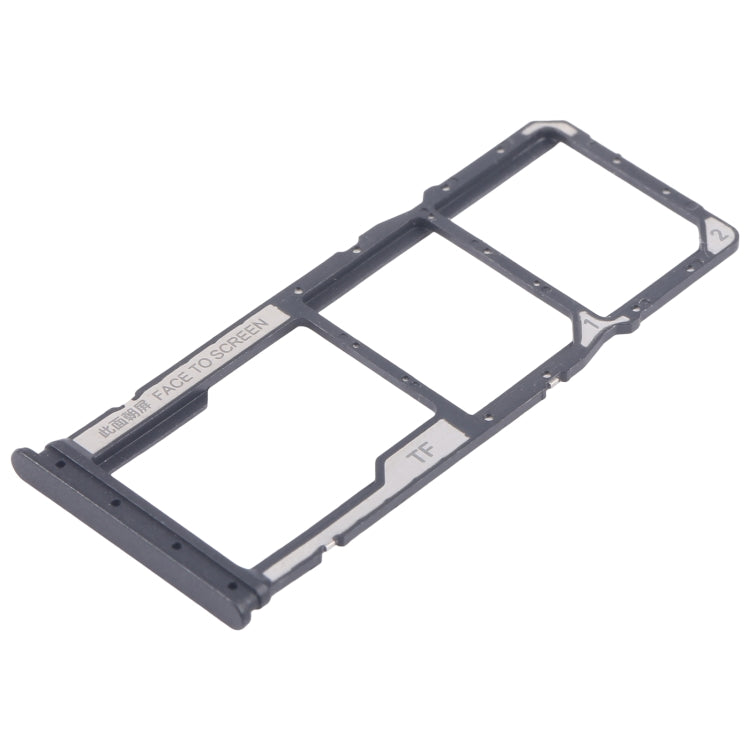 For Xiaomi Redmi 13R Original SIM Card Tray + SIM Card Tray + Micro SD Card Tray (Black) - Card Tray by buy2fix | Online Shopping UK | buy2fix