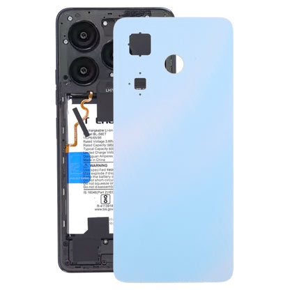 For itel P55 A666L Original Battery Back Cover(Blue) -  by buy2fix | Online Shopping UK | buy2fix