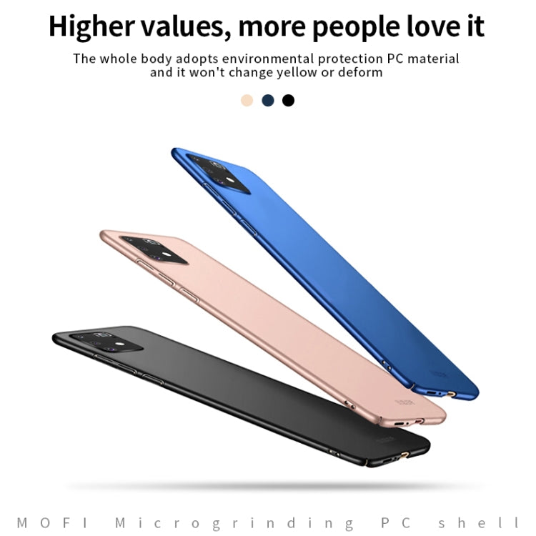 For Samsung Galaxy A91/S10Lite MOFI Frosted PC Ultra-thin Hard C(Blue) - Galaxy Phone Cases by MOFI | Online Shopping UK | buy2fix