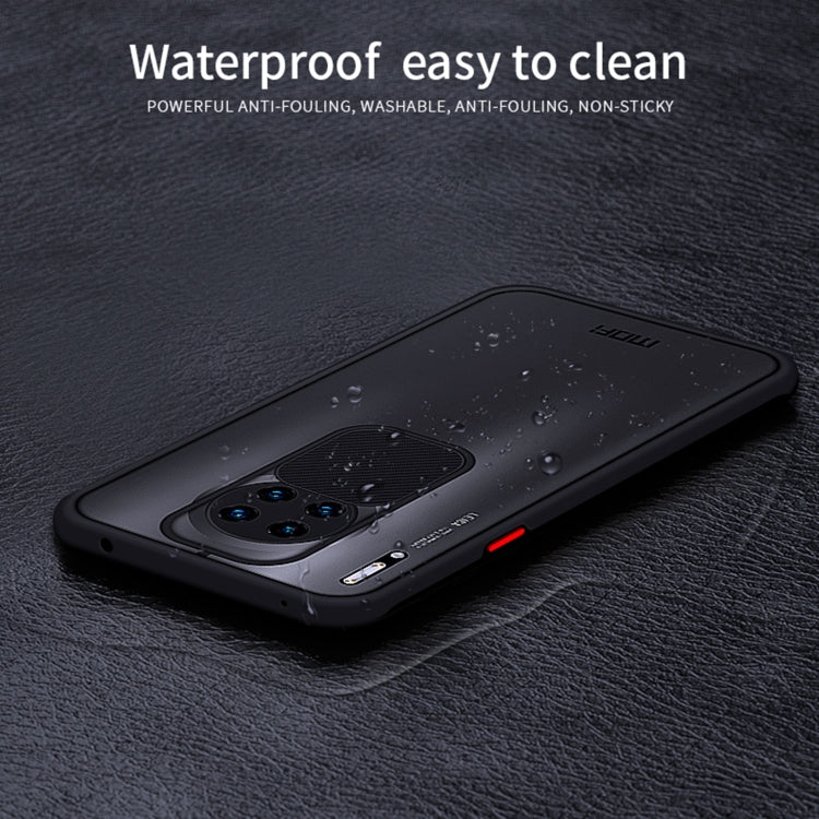 For Huawei Mate 30 Pro MOFI Xing Dun Series PC + TPU Anti-peep Waterproof And Anti-drop All-inclusive Protective Shell, Translucent Frosted(Black) - Huawei Cases by MOFI | Online Shopping UK | buy2fix