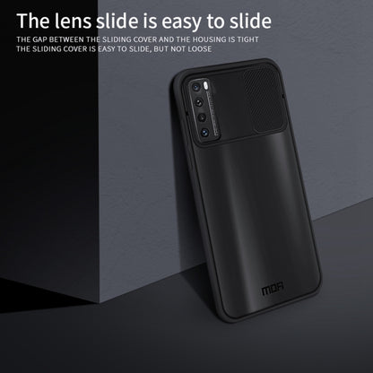 For Huawei nova 7 MOFI Xing Dun Series PC + TPU Anti-peep Waterproof And Anti-drop All-inclusive Protective Shell, Translucent Frosted(Black) - Huawei Cases by MOFI | Online Shopping UK | buy2fix