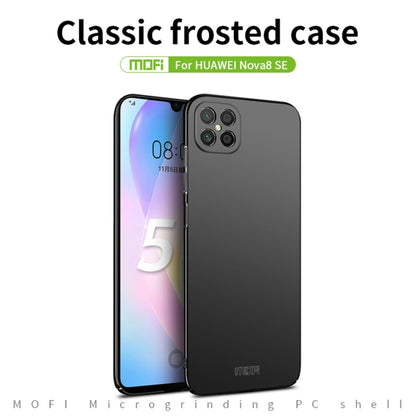 For Huawei nova 8 SE MOFI Frosted PC Ultra-thin Hard Case (Black) - Huawei Cases by MOFI | Online Shopping UK | buy2fix