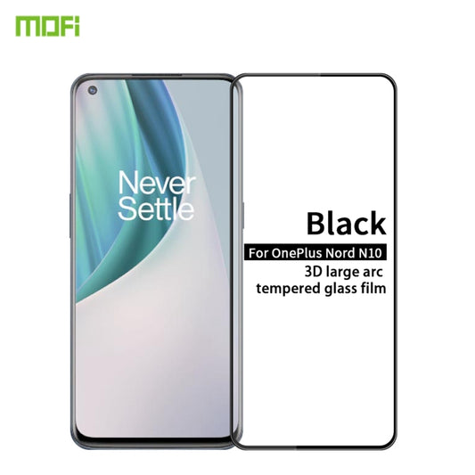 For OnePlus Nord N10 5G MOFI 9H 3D Explosion-proof Curved Screen Tempered Glass Film - OnePlus Tempered Glass by MOFI | Online Shopping UK | buy2fix